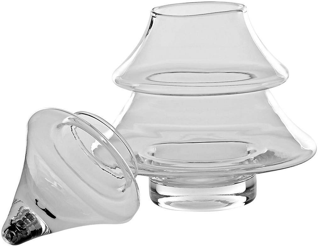 Keksförmiger Weihnachtsbaum aus Glas cod.SB02533LU cm 38h diam.32 by Varotto & Co.