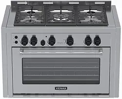 Fogao de Embutir 5 Bocas Venax Temis Inox Gas GLP 127 V