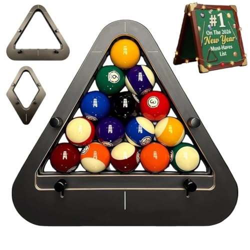 Support de billard professionnel 8 balles et 9 boules diamantées