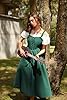 Renaissance Costume Women Green Lace Up Long Dress... #3