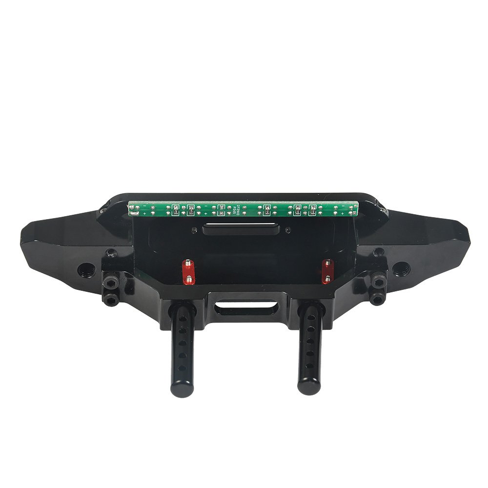 Pare-choc Arrière Integy Avec LED - Pour Axial SCX10 III - Échelle 1/10 - Noir