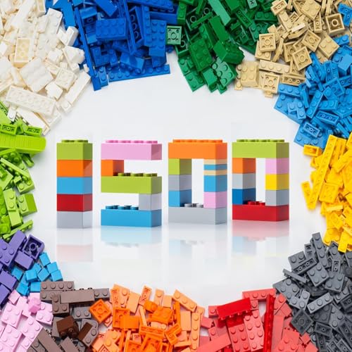 WYSWYG Juego de bloques de construcción clásicos: 1500 piezas básicas, compatible con todas las marcas líderes, adecuado para niños y niñas a partir de 6 años