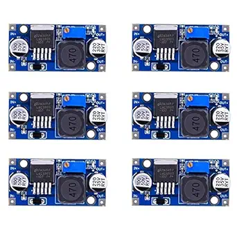 SS ROBOTICS LM2596S DC to DC Buck Converter 3-40V to 1.5-35V Power Supply Step Down Module (Pack of 6)