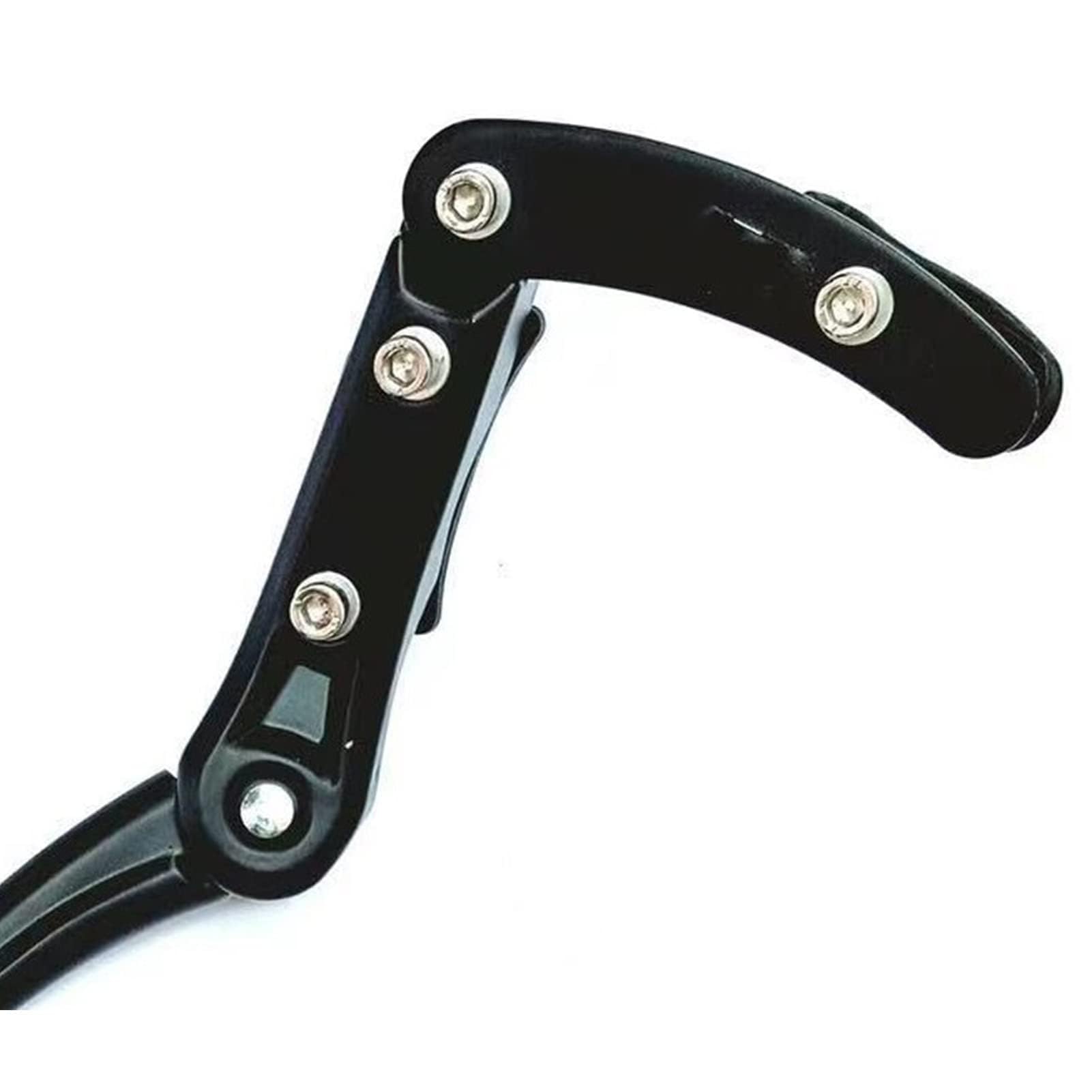 Béquille De Vélo, 48-52cm/18.90-20.47in Béquille De Vélo Latérale Arrière Réglable Universelle En Alliage D'aluminium Pour Vélo De Route De Montagne (noir)