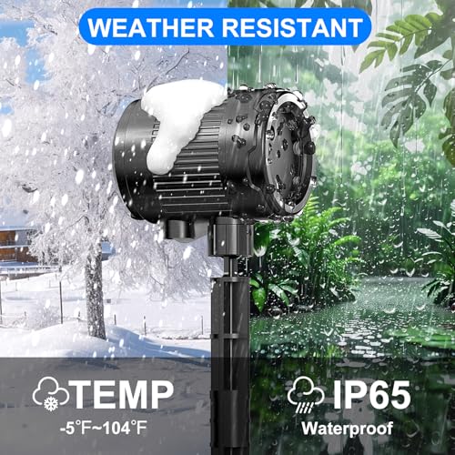 Image of Christmas Laser Projector Light Outdoor: Green Red 2 Color Firefly Laser Lights, IP65 Waterproof Star Projector Lights Show Decor for Garden Yard Holiday Party, Christmas Halloween New Year Gift
