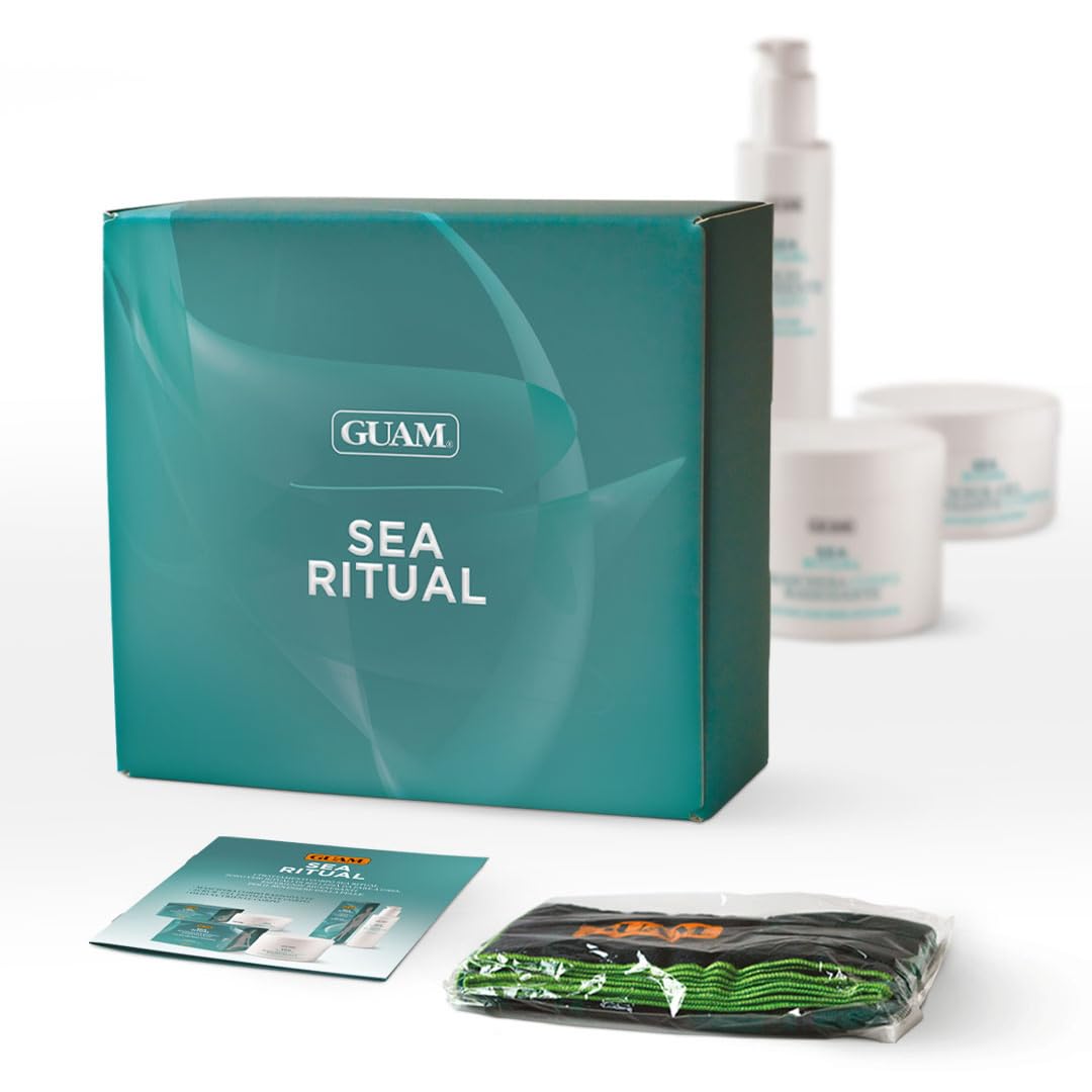 Guam, Sea Ritual Straffende Körpermaske mit intensiver Remodellierungswirkung, Körpercreme mit Guam-Algen + Schutzhose, tonisierende Körpercreme, Made in Italy, 500 ml Packung