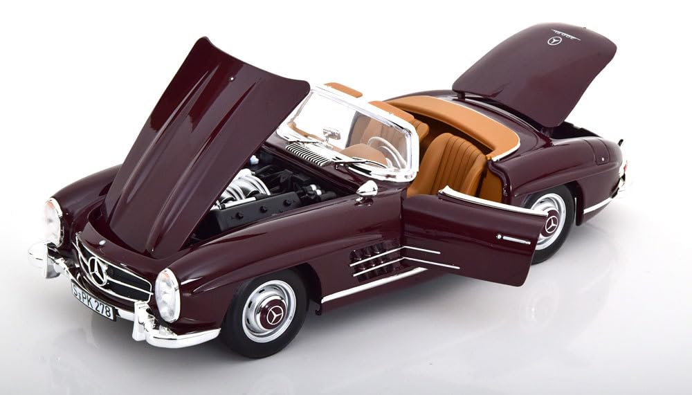 Amazon | norev 1/18 Mercedes Benz 300 SL Roadster 1957 ダーク