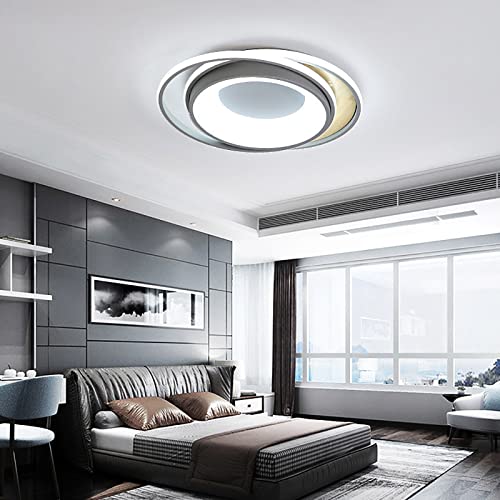 Gorssen Plafonnier LED, Lampe Plafond 45W Dimmable 4500LM Lampe Cover