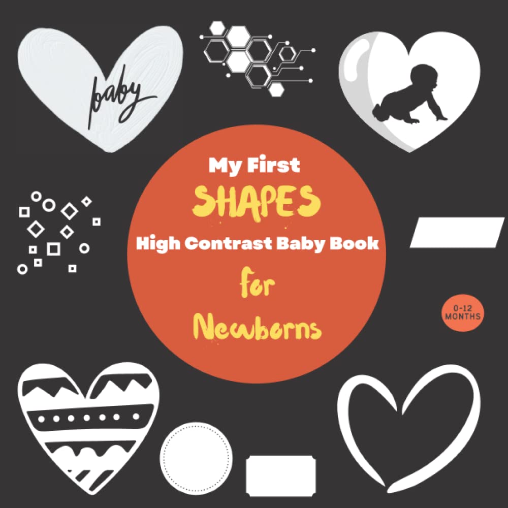 Buy My First Shapes High Contrast Baby Book for Newborns 012 Months