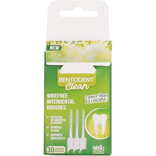 Bentodent Biodegradable Interdental Brushes Pack of 30