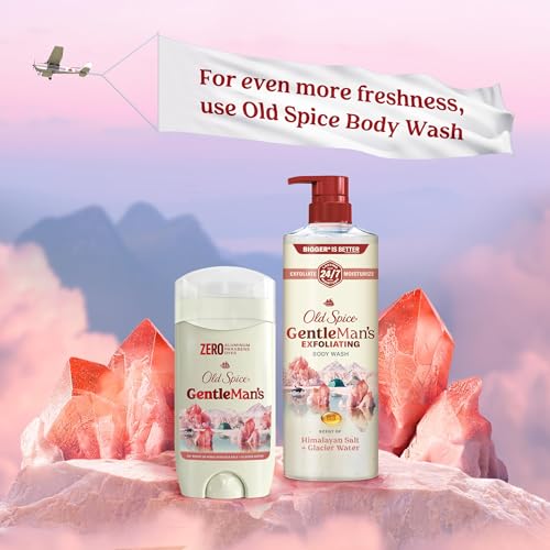 Old Spice GentleMan's Aluminum Free Dry Feel Deodorant for Men,24/7 Lasting Freshness,Gentle on Skin with Skin Conditioners,Himalayan Sea Salt + Glacier Water Scent,3.0 oz,(Pack of 6) - image 8