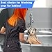 Towallmark Professional Stainless Steel Dog Bathing Tub - Dog Grooming Tub w/Ramp, Moveable Storage Drawer, Floor Grate & Faucet/Dog Bathtub for Large, Medium & Small Pets (38