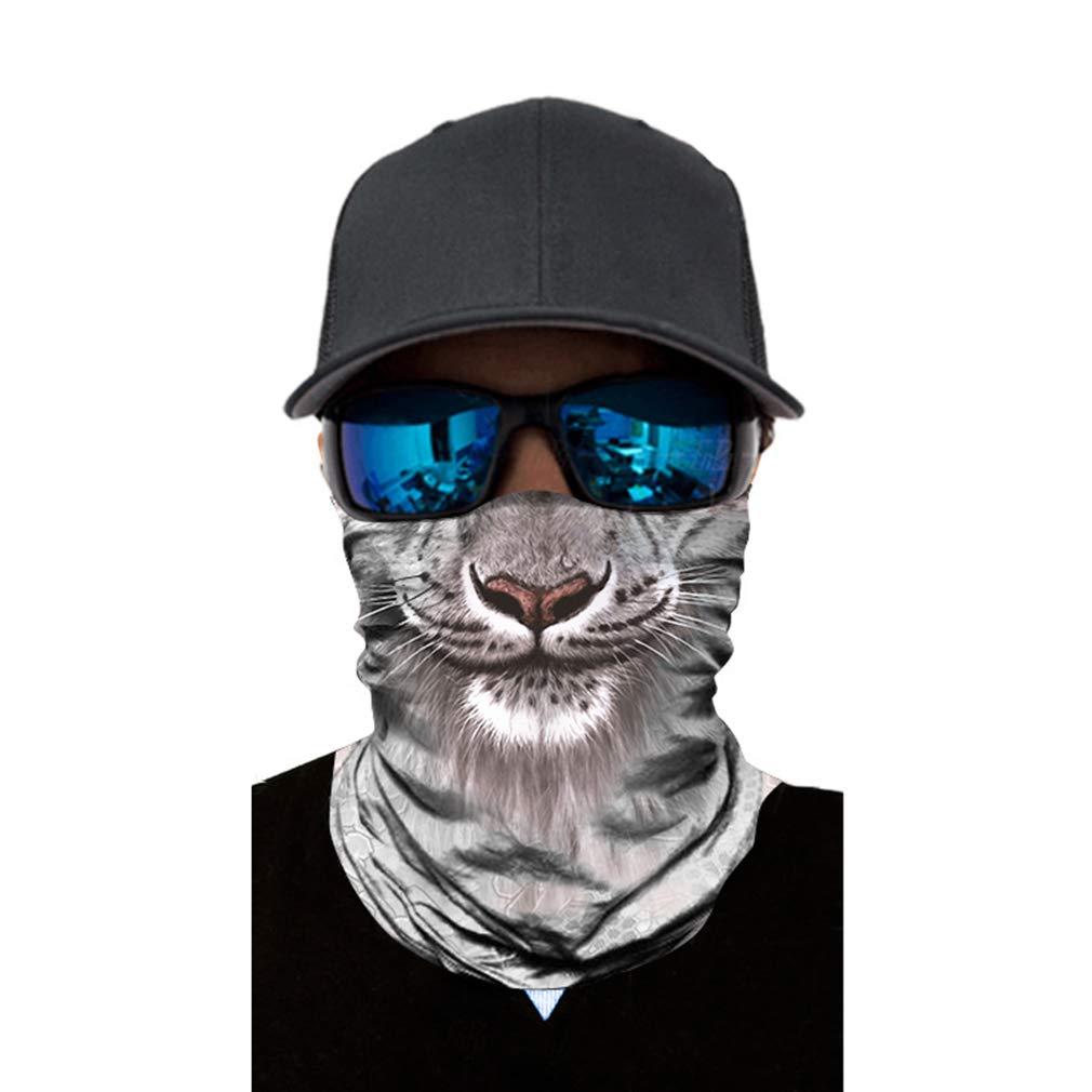 JK HomeSeamless Skull Bandanas Face Mask Headband Scarf Headwrap Neckwarmer – 12-in-1 Multifunctional Outdoor Sport