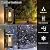 Outdoor Wall Light Fixtures, Exterior Waterproof Wall Lanterns, Bronze Porch Sconces Wall Mounted Lighting with E26 Sockets & Glass Shades, Modern Wall Lamps for Patio Front Door Entryway, 2-Pack