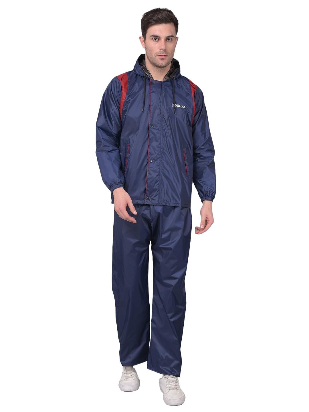 dollar Rainguard Men's Reversible Full Sleeve Solid Raincoat Set With Adjustable Hood and Pocket-picture-43