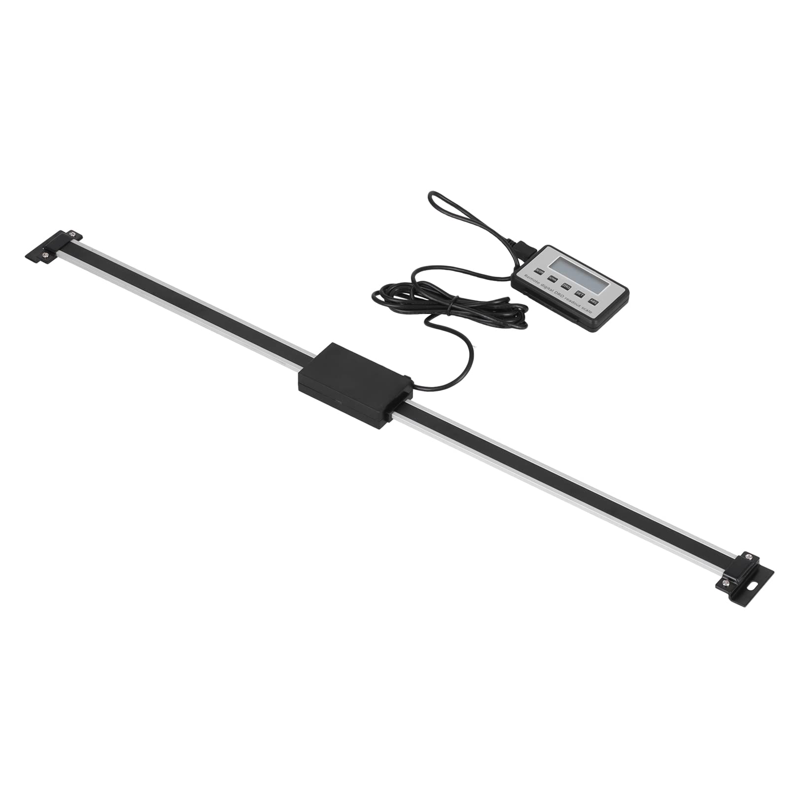 YWBL-WH Visualizzatore Digitale DRO con Display LCD Digitale e Scala Lineare Ad Alta Precisione con Risoluzione di 0,01 Mm e Supporto Magnetico per Fresatrici e torni. (0-500 mm)