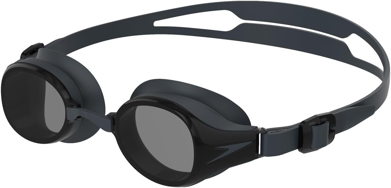 Speedo Erwachsene Unisex Hydropure Optische Schwimmbrille Black/Smoke 2,5