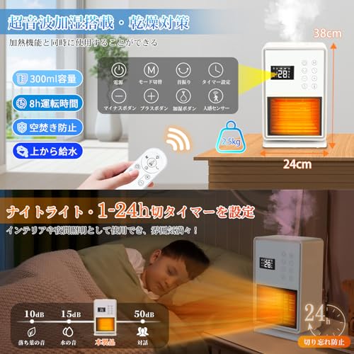 Betenet セラミックヒーター HP1210R の商品画像 4