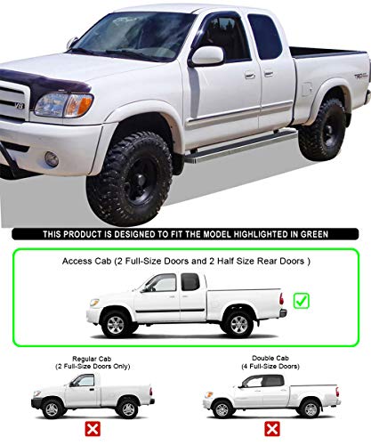 Estribos acero inoxidable para Toyota Tundra 2000-2006 miniatura 2
