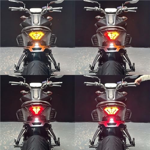 Luz trasera integrada MT07 con intermitentes LED de alta visibilidad 3