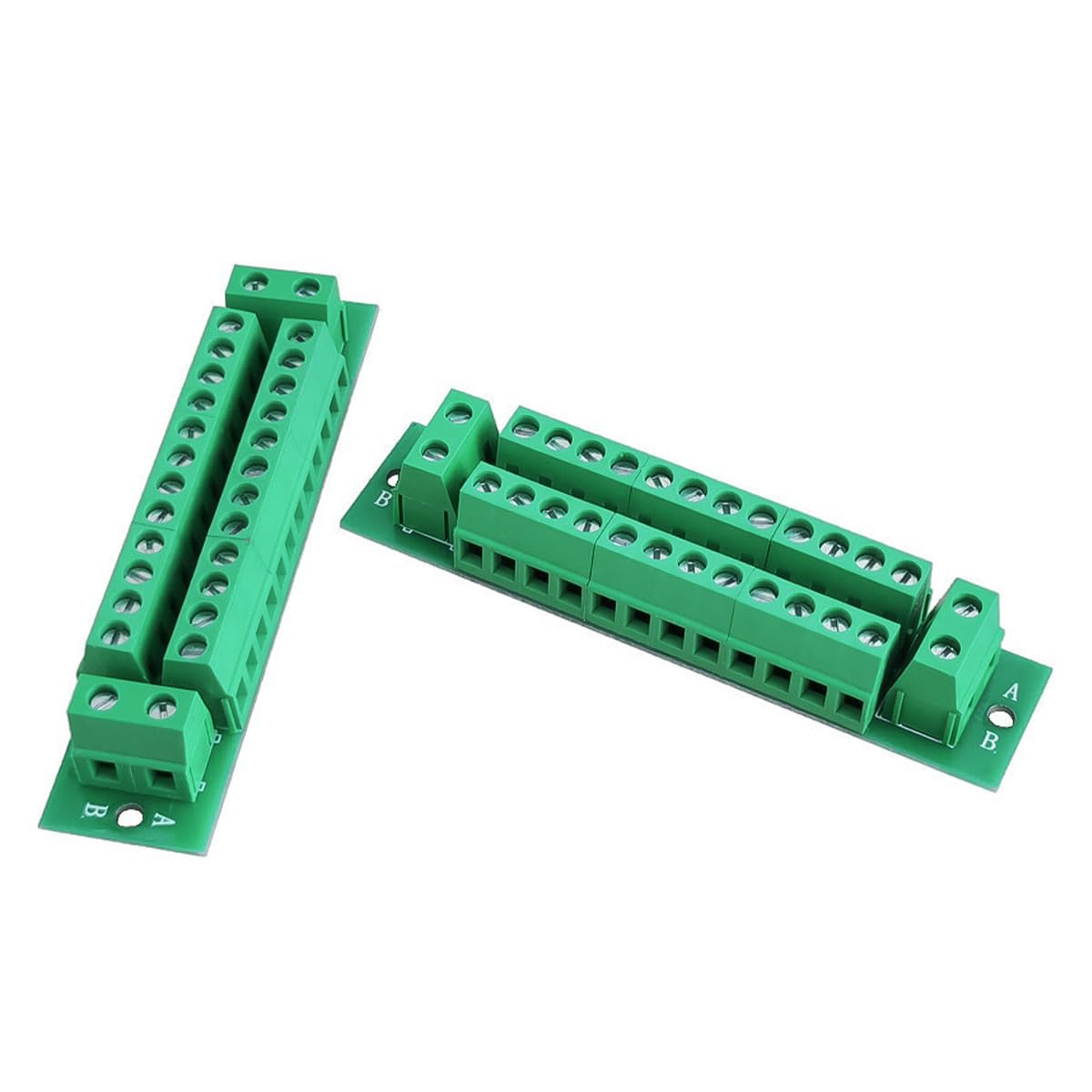2PCS Power Distributor 3A Power PCB 12 Pairs of Output Ports for Model Railway Miniature City Model