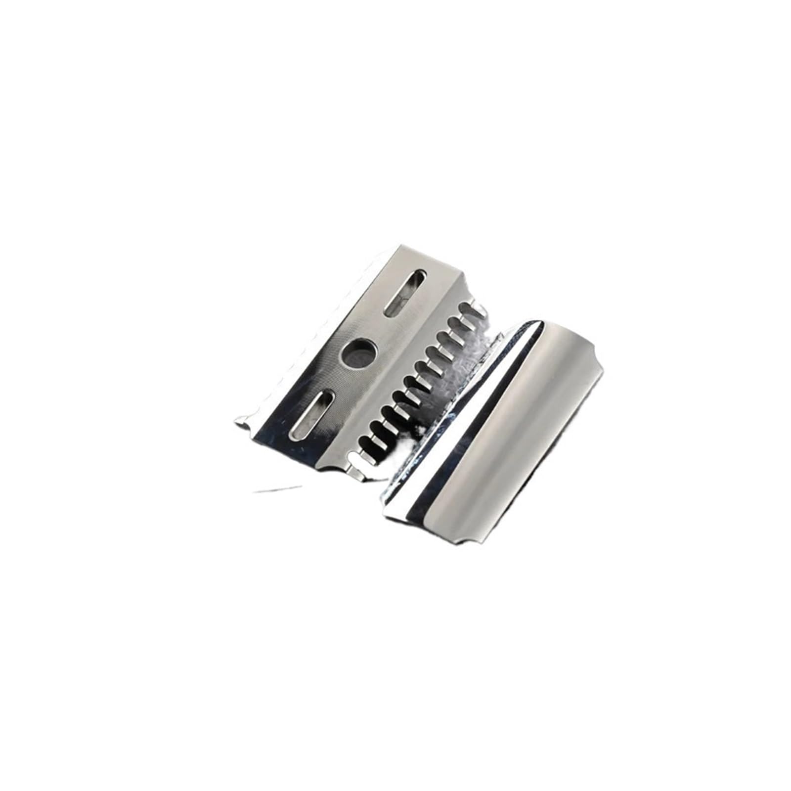 , Compatible Con YAQI, Cabezal De Afeitar De Seguridad De Doble Peine Pulido De Acero Inoxidable 316 Con Espacio De Hoja De 0,7mm