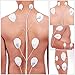 LiteTour 20 Pieces TENS Unit Replacement Pads - Universal 3.5mm Snap-on TENS Electrode Pads High Conductivity, Reusable Electrodes Pads for TENS Massager and Muscle Stimulation