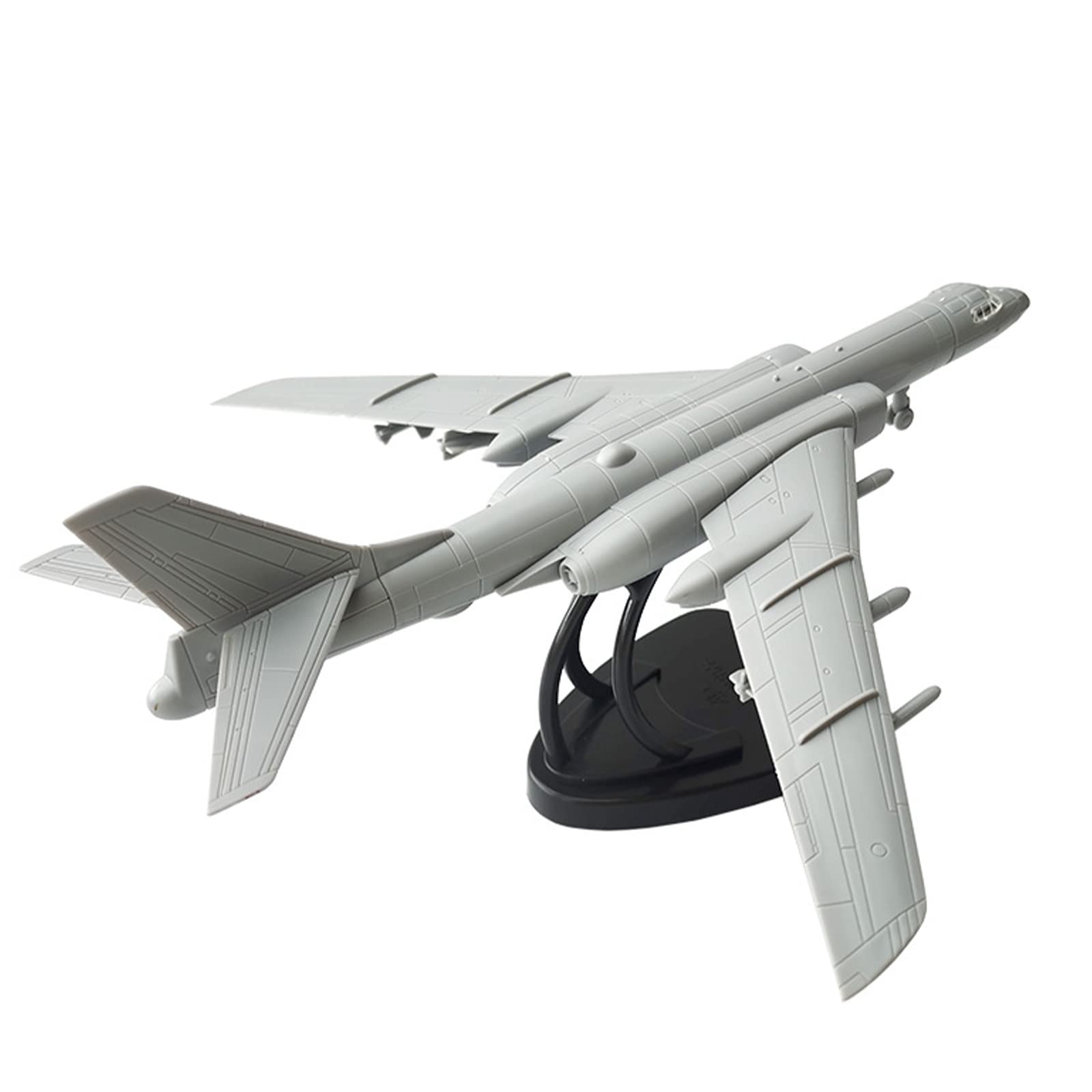 TECKEEN1/144 Scale Unassembled China H-6k Bomber Model Plastic Model Diecast Plane Model for Collection