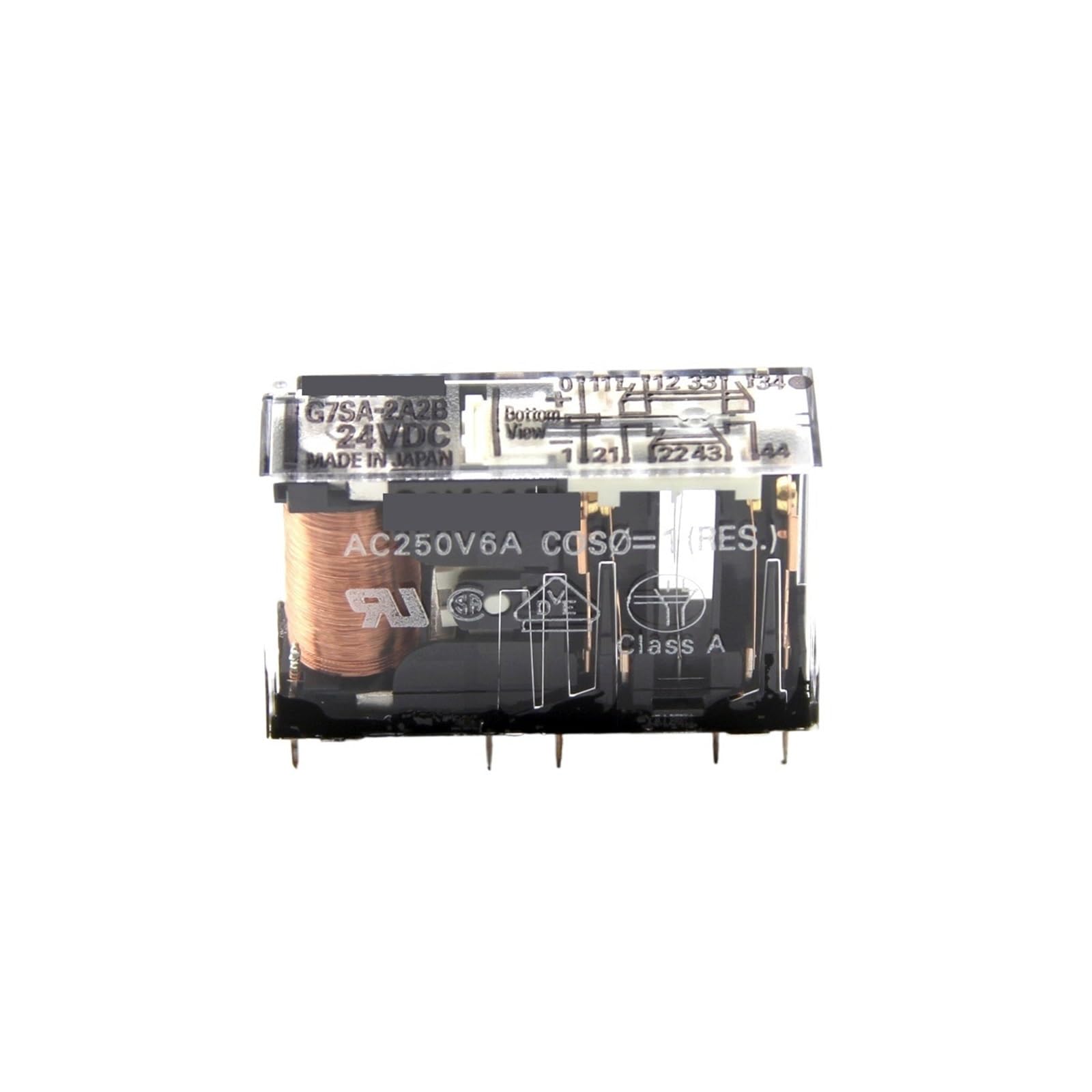 Relais G7SA-3A1B 24V CC avec prise P7SA-14F-ND