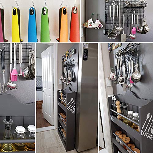 LOYMR 6 Pack 4.7 Inches Extra Large S Shape Hooks Heavy-Duty Metal Hanging Hooks Apply Kitchenware Bathroom Utensils Plants Towels Gardening Multiple uses Tools (Silver)