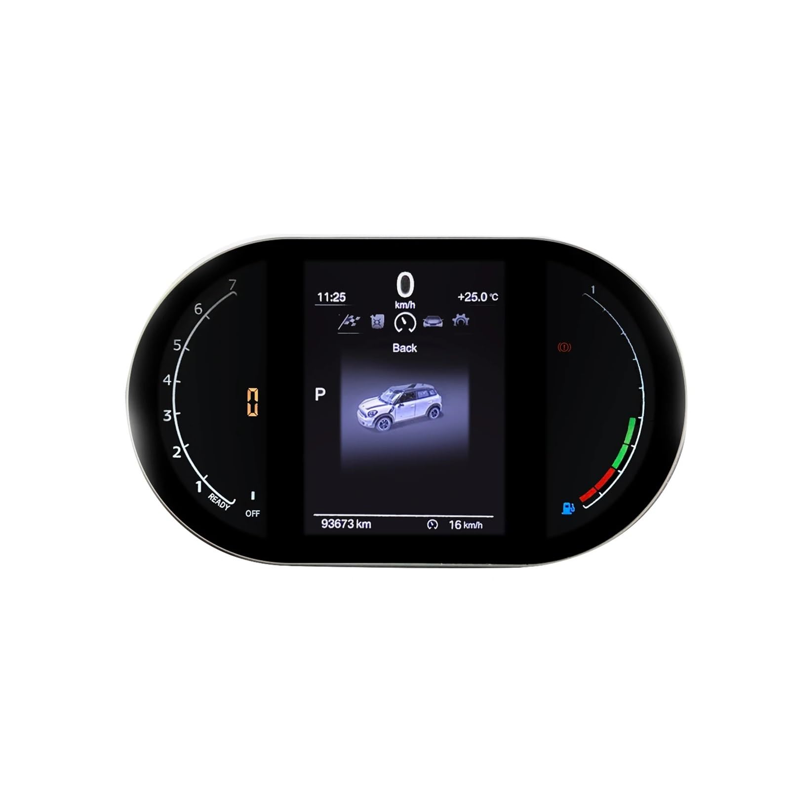 Cruscotto digitale compatibile con BMW Mini Serie F F54 F55 F56 F57 F60 2014-2023 Tachimetro LCD Cluster Pannello strumenti