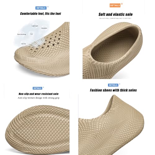Mens Womens Slip-On Honeycomb Shoes - Foam Runner Style Lightweight & Durable EVA Material Breathable Mesh Ventilation for Men Casual Walking4