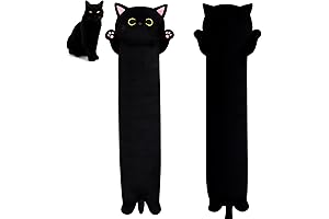 Adorable 40.5-Inch Long Cat Plush Pillow: Cuddly Comfort for Cat Enthusiasts
