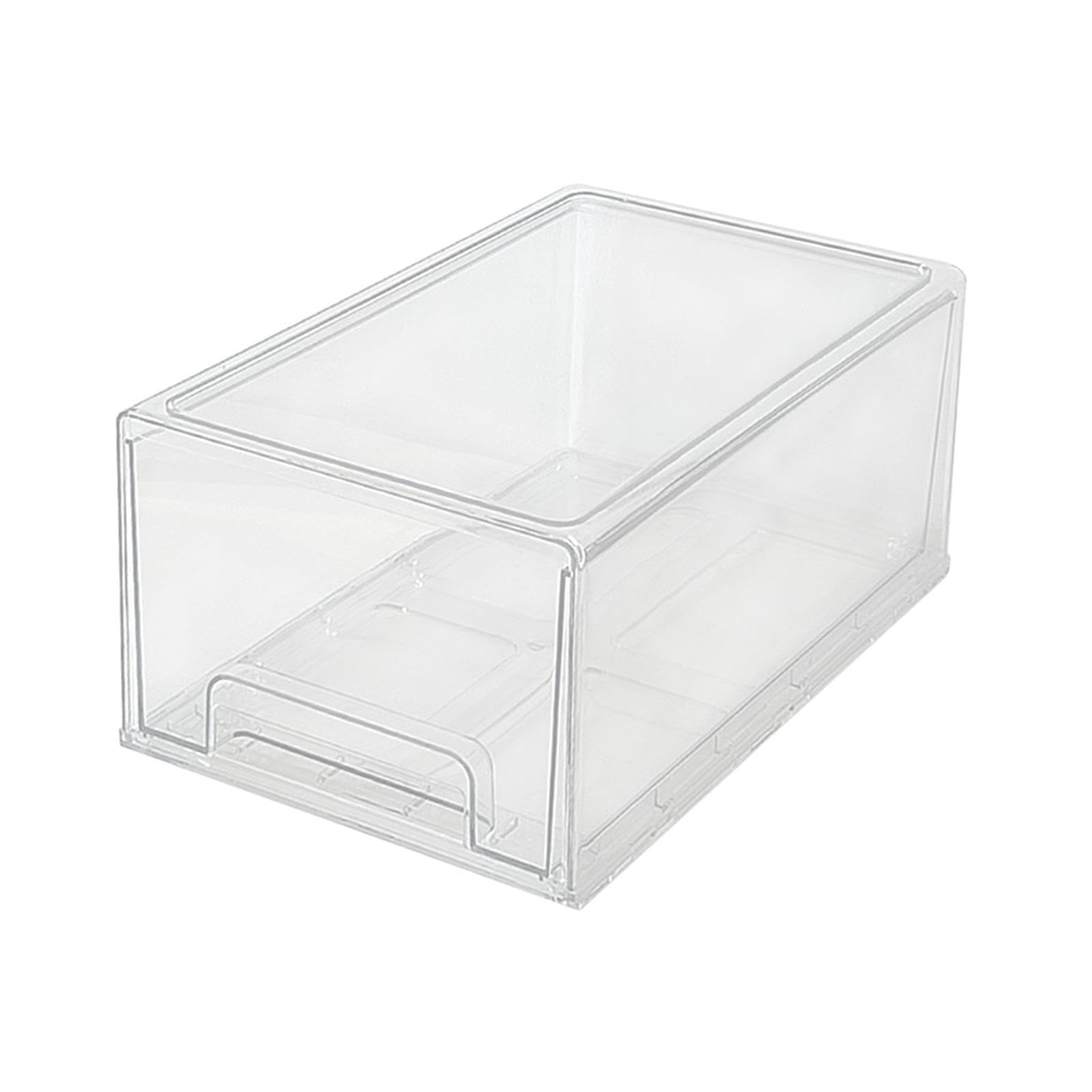 Organizadores de cajones para ropa interior apilables y transparentes que realzan la decoración de armarios y cajones. Compartimento para vajilla y