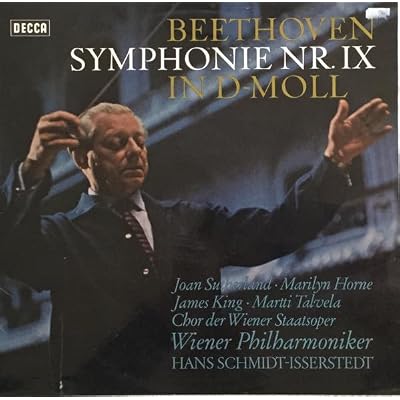 Decca Beethoven Symphonie Nr. 9 in D-Moll Op. 125, Wiener Philharmoniker, Hans Schmidt-Isserstedt, Joan Sutherland, Marilyn Horne