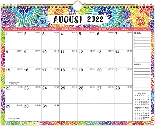 2022-2023 Calendar - Wall Calendar 2022-2023 with Hanging Hook, 14.6  x 11.5 , July 2022 - December 2023, Perfect for Planning & Organizing for Home or Office