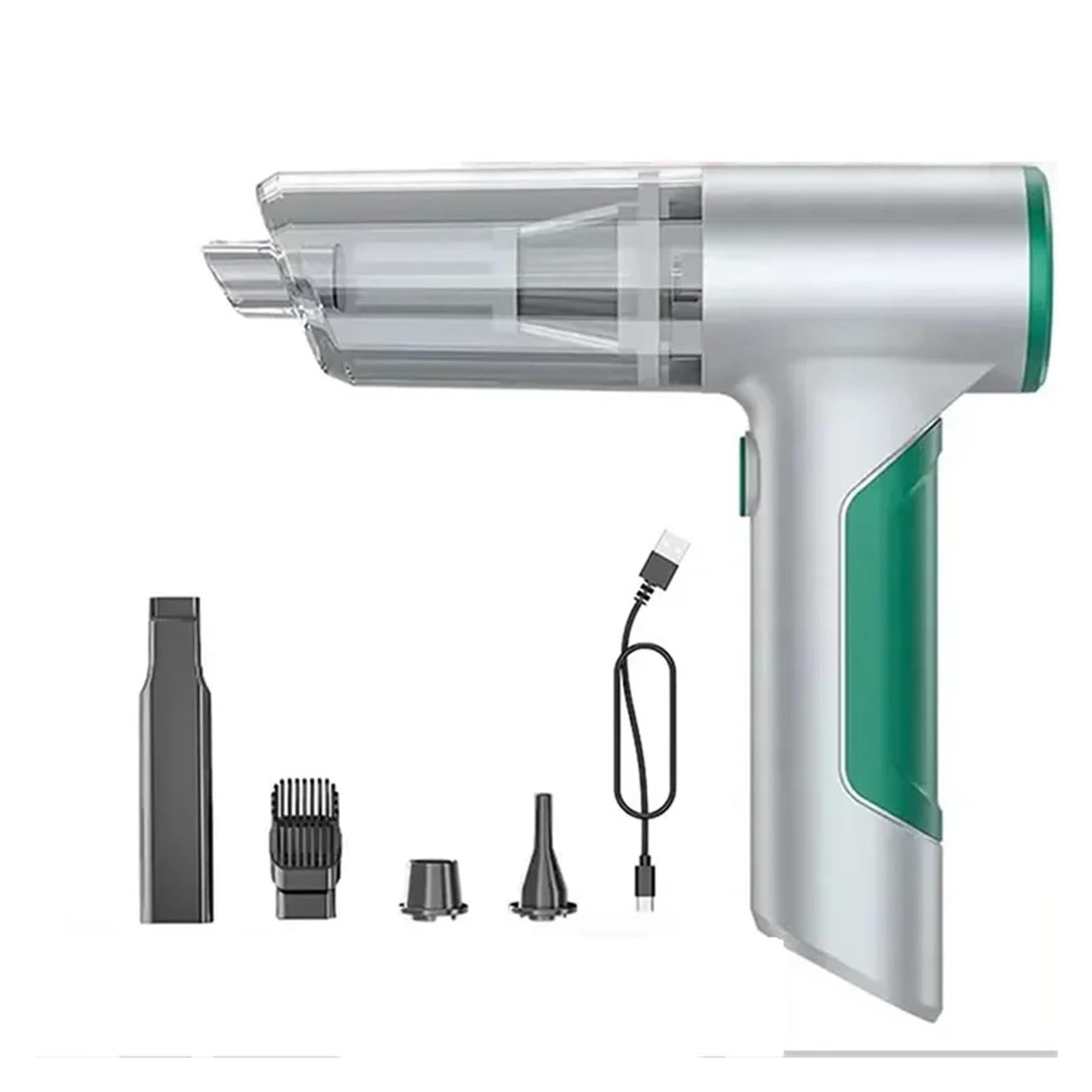 Aspiradora Portátil Inalámbrica For Coche, Máquina De Limpieza Mano For El Hogar, Accesorios Electrónicos For, 200000Pa Limpieza Fácil Rápida Diversos Escenarios(3in1 Vacuum cleaner1)