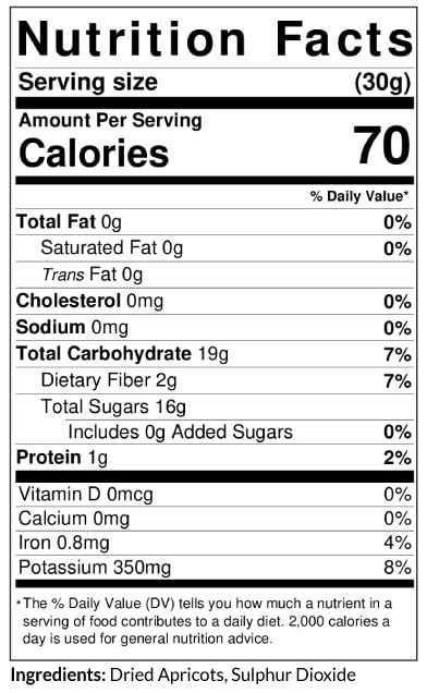 C.J. Dannemiller Dried Apricots, Bulk 28 LB Case, Whole, Delicious Dried Fruit for Snacking, Trail Mix