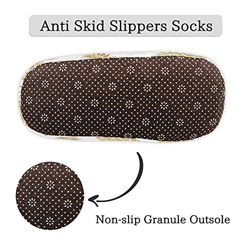 Yellow Pineapple Slippers for Women Mens, Fruit Winter Warm Soft Coral Fleece Fuzzy House Slippers Socks Lightweight Portable Comfortable for Indoor Outdoor Bedroom Non-Slip4