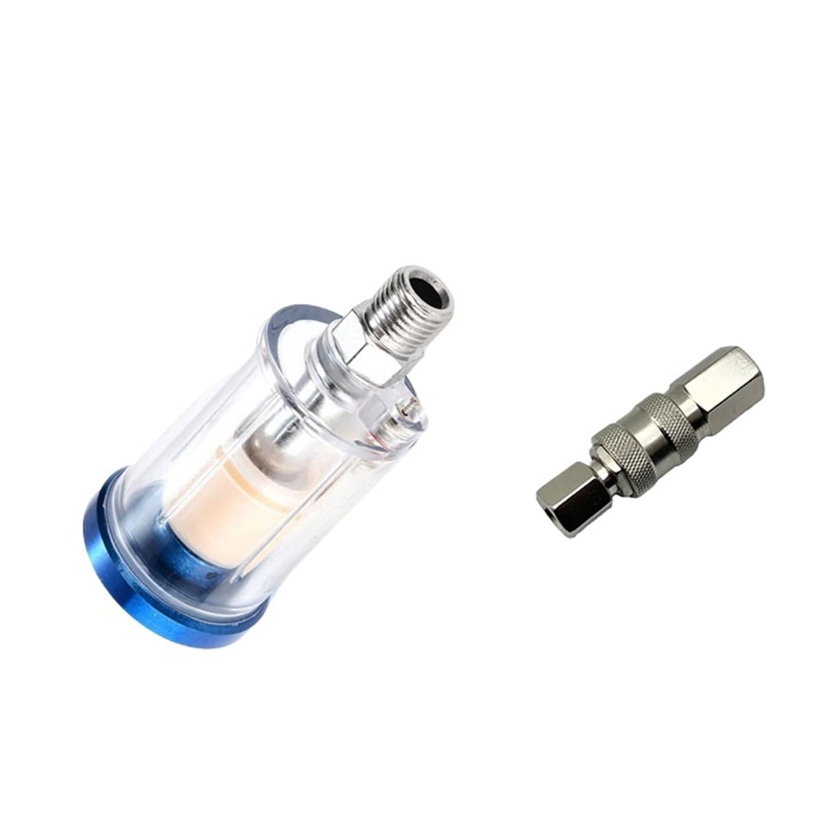 AYNRJKKX Air Pressure Regulator Water air Filter + Oil-Water Separator Paint Spray Gun Gauge(AF-02-EU Adapet)