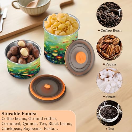 Bote de café ATTX acero inoxidable 500ml con tapa hermética miniatura 5