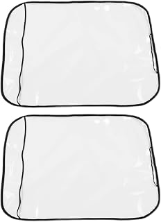 2pcs Car Back Seat Covers Waterproof Car Seat Covers (Transparent)
