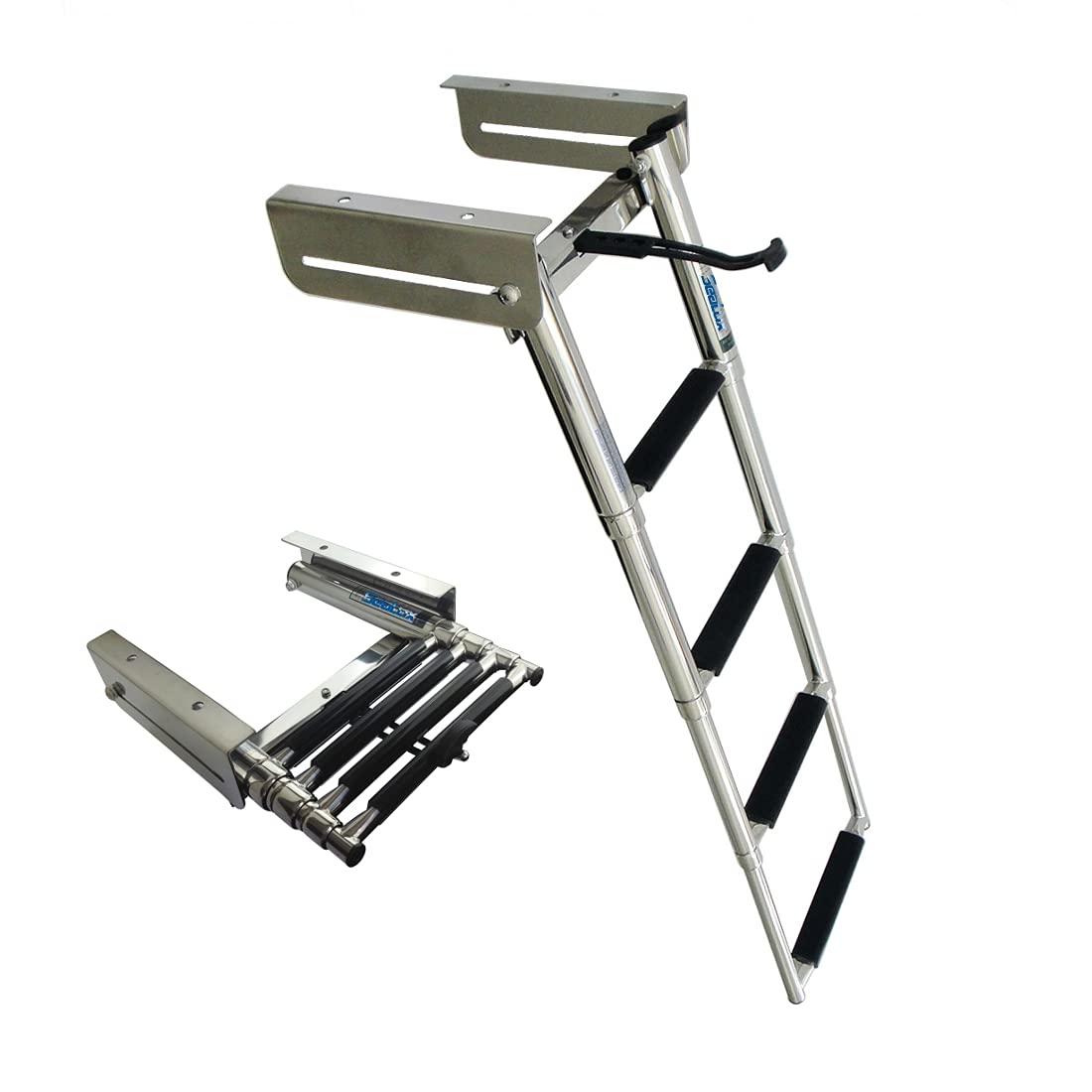 Buy SeaLux Marine Deluxe Extra Drop Down 4Step Slide Under Platform