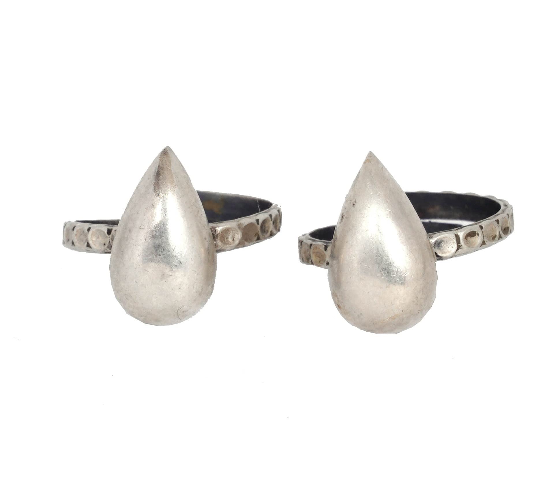 shyle 925 Sterling Silver Toe Ring, Adya Fine Boond Toe Ring,Well Stamped with 92.5, Minimal Pieces, Handcrafted Oxidized Toe-Ring, Women Accessories-picture-35