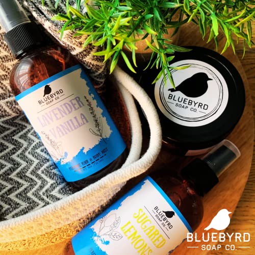 Bluebyrd Soap Co. Lavender Vanilla Fragrance For Hair And Body | Alcohol Free Hair Perfume | Perfumed Hair And Body Mist -Sweet Vanilla & Relaxing Lavender Scent | Clean Beauty, Vegan, Free Of Parabens Sulfates And Silicones | Weightless Perfume For Your Hair | Natural Hair Fragrance Mist 8Oz. Spray, Various Packaging(Lavender Vanilla) #TOP7