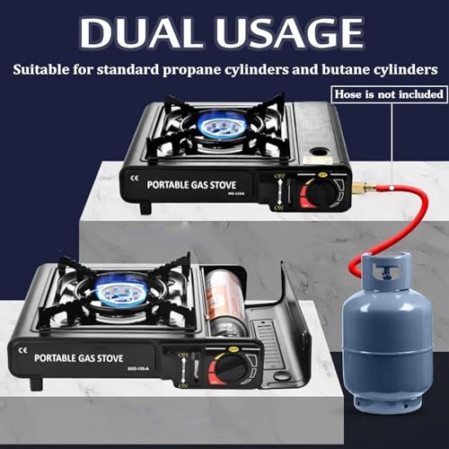 Image of Portable Camping Stove With CarryIng Case | 2 IN Portable Camping Stove | Gas Powerd Single Burn Stove For Outdoor, Camping, Hiking, Traking By Astrophile (AS5)