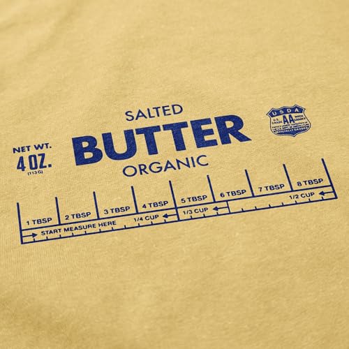 Butter Product T Shirt Trendy Novelty Short Sleeve Tee T Shirt for Men & Women, Soft Material4