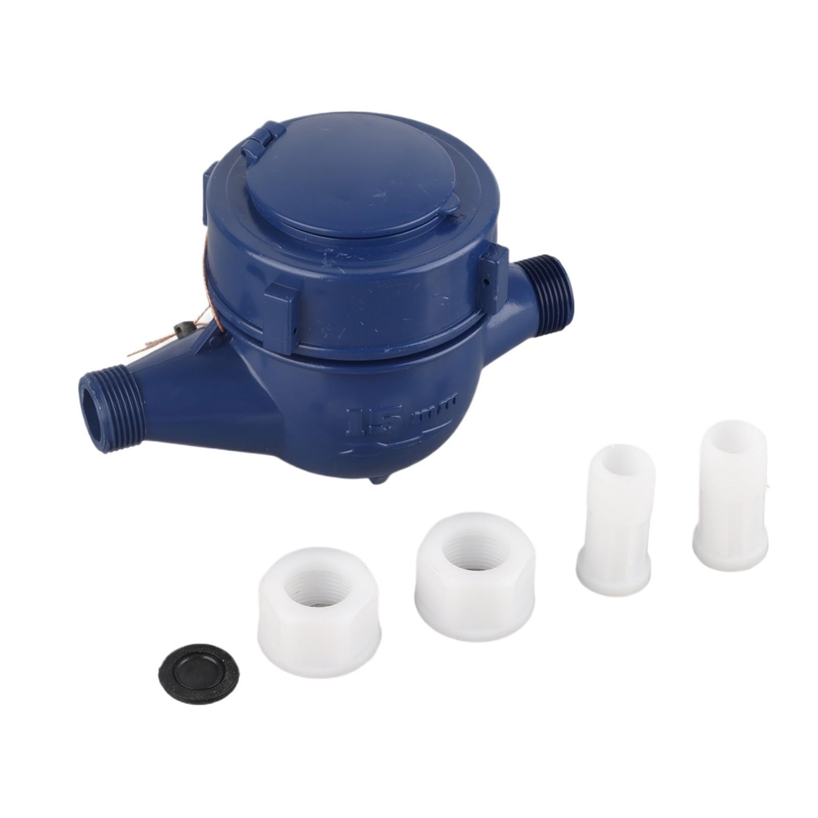 Flow Sensor Meter Digital Pipeline Water Flow DN15 Garden Home Plastic Cold Water Meter Single Water Water Meter Sensor Measuring Tool Water Wet Meter