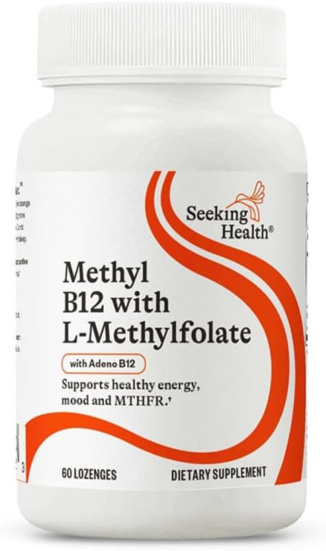 Evorina Seeking Health Methyl B12 with L-Methylfolate - MTHFR Support Supplement - Methylation Support Supplement - Lozenges to Support Brain Health & Energy - 60 Lozenges | High Strength Herbal Supplement | Clean Label Ayurvedic Wellness-image-25