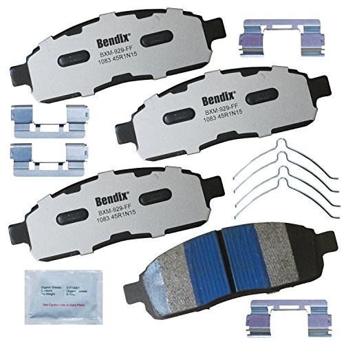 Image of Bendix Fleet Metlok MKD1083FM Semi-Metallic Front Brake Pads for Ford F-150 2009-2004, Lobo 2005-2004